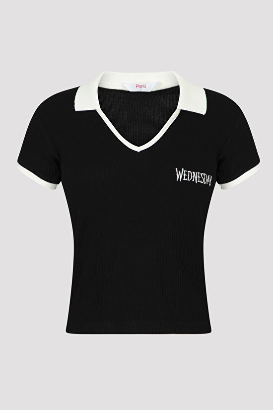 Wednesday Slim Fit Tshirt-Wednesday Collection - 7