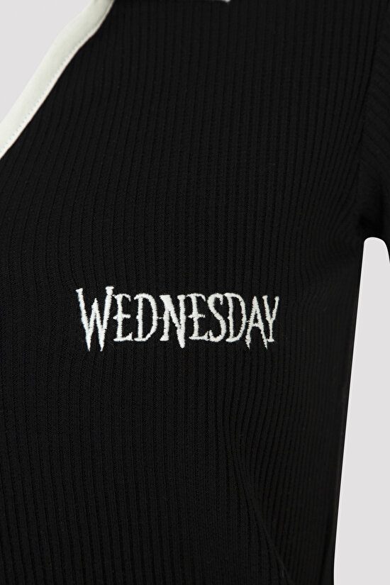 Wednesday Slim Fit Tshirt-Wednesday Collection - 8