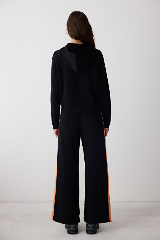 Siyah Fermuarlı Mita Sweatshirt - Saude Koleksiyonu  - 7