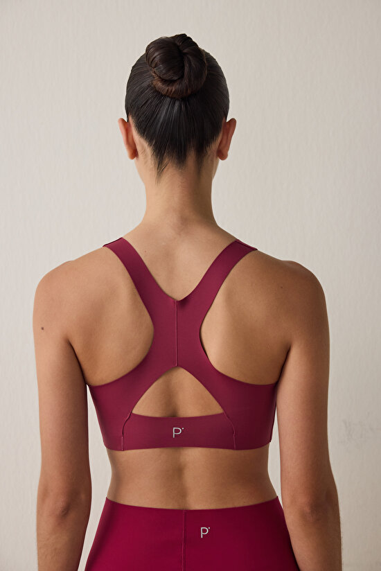 #İzbırakmaz Bordo Orta Destek Zero Feel Spor Sütyeni #İzbırakmaz Bordo Orta Destek Zero Feel Spor Sütyeni - 4