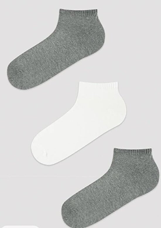 E.Super 3Lü Patik Çorap - 1