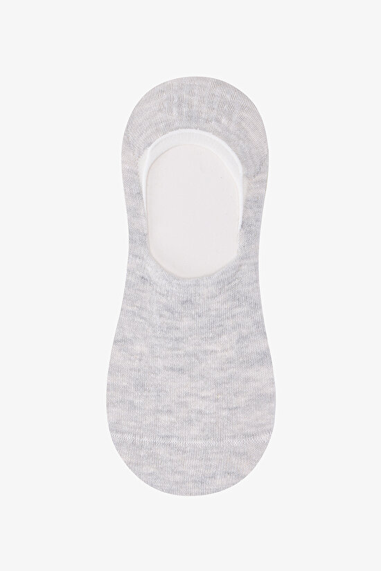 3 Çift Burun Dikişsiz Deniz Yıldızı Desenli Babet Çorap - 2