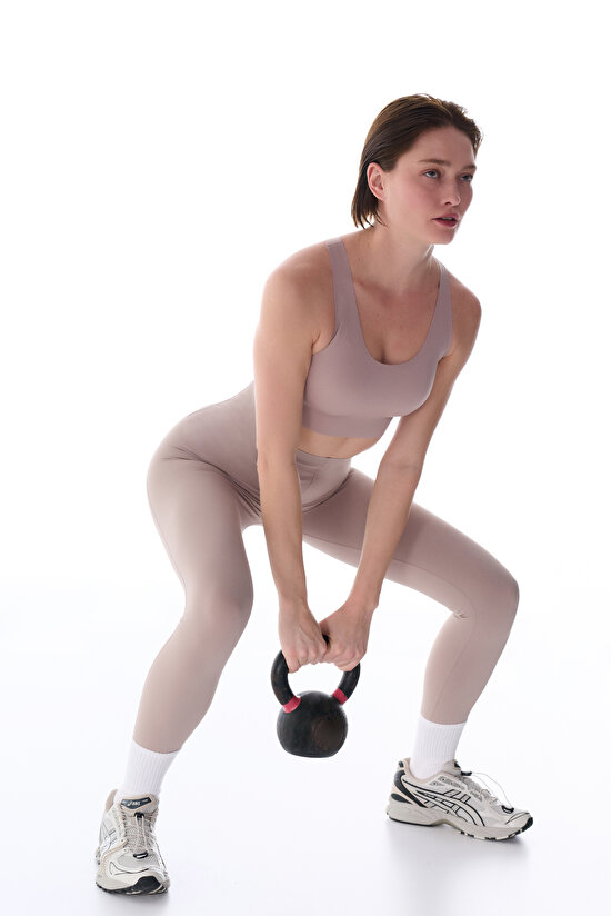 Beige Contour Leggings