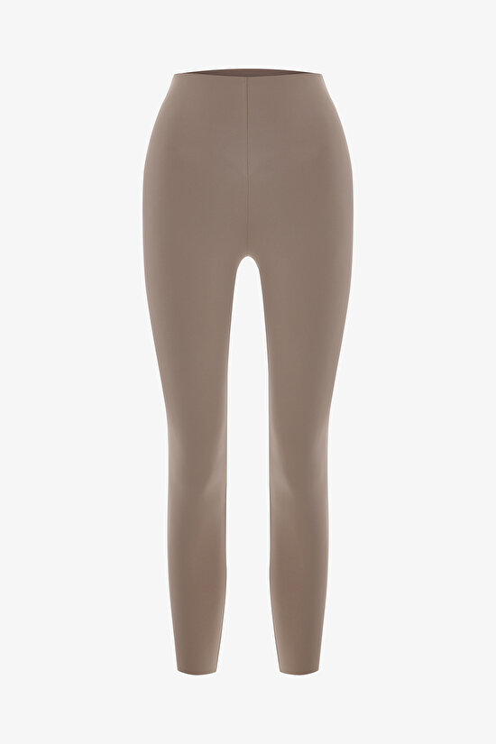 Beige Wonder High Support Shaping High-Waisted Contour Leggings - 10