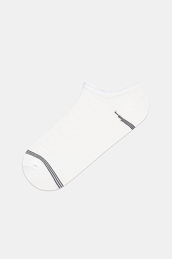 Leopar Sporty 3in1 White Sneaker Socks - 2