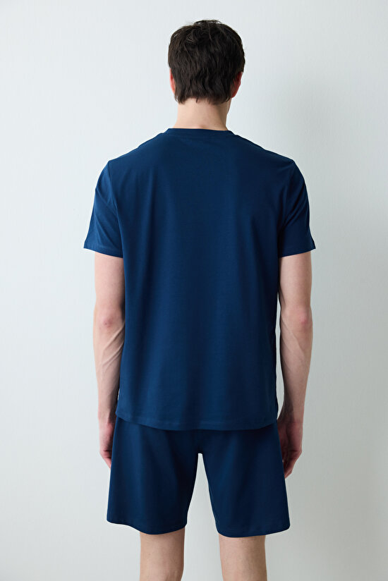 Whale Navy Short PJ Set - 5