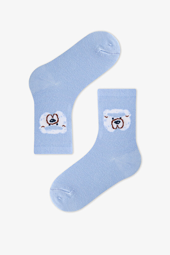 Renkli Erkek Çocuk Runner Dog 4'lü Soket Çorap - 4