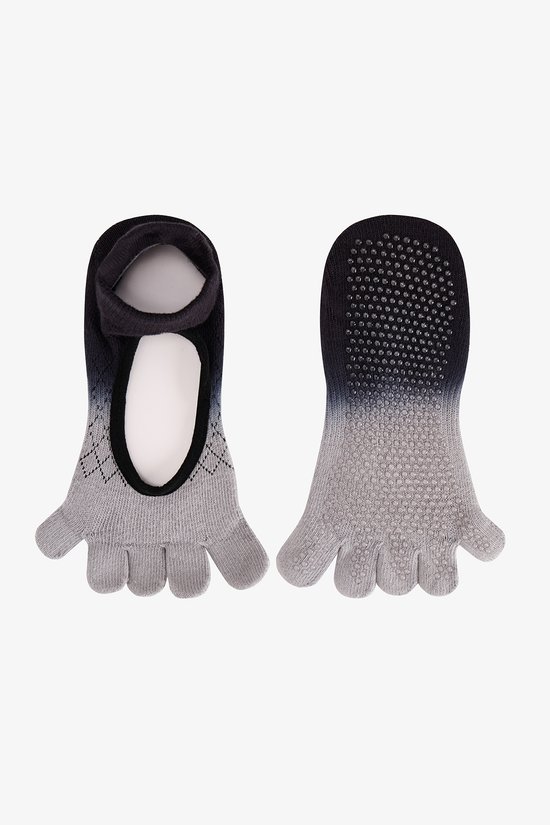 Beş Parmaklı Pamuklu Kaydırmaz Tabanlı Pilates&Yoga Çorabı - 1