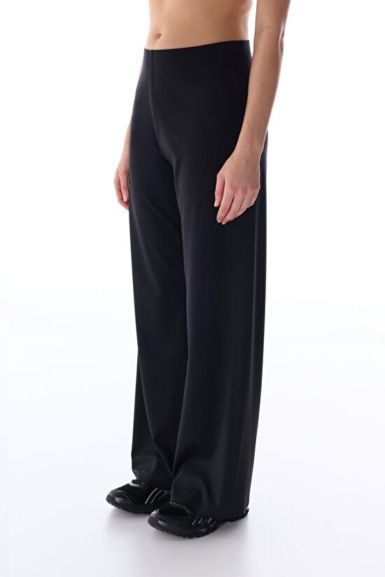 Black Compressive Waist Effect Pants - 1