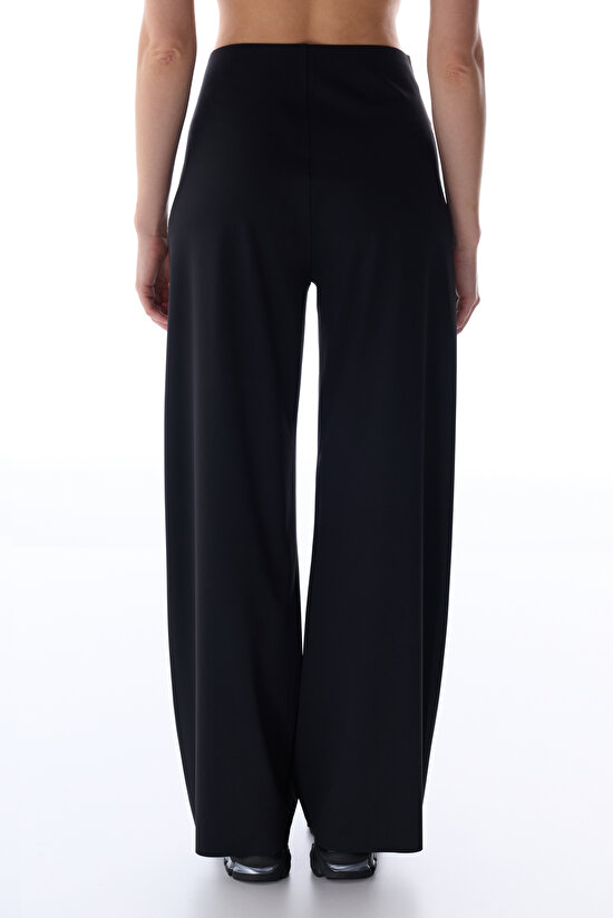Black Compressive Waist Effect Pants - 3