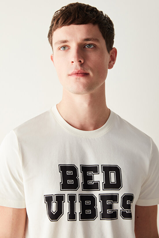 Erkek Bed Vibes Çok Renkli Şort Pijama Takımı - 5