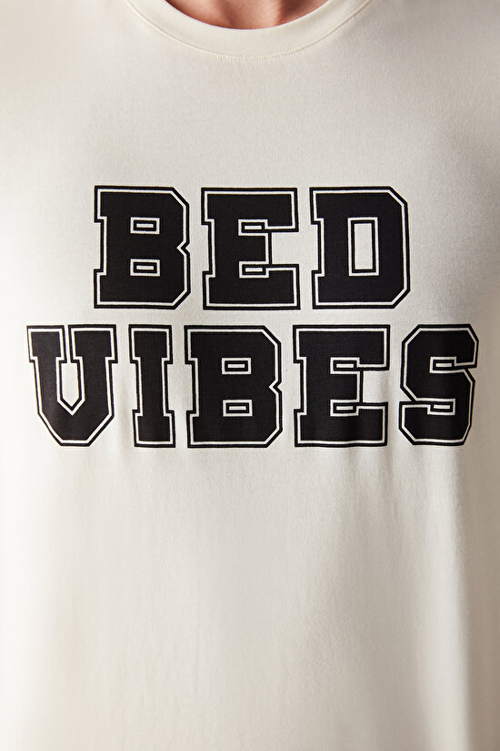 Erkek Bed Vibes Çok Renkli Şort Pijama Takımı - 6