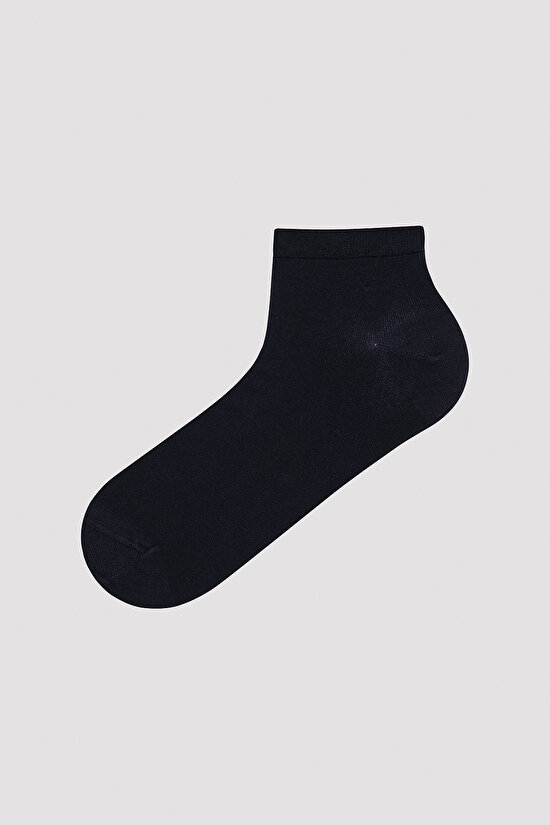 Erkek Bambu 4lü Siyah Patik Çorap - 2