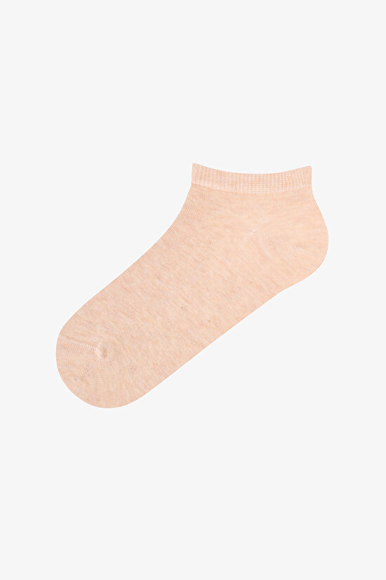 Brown Beige Shiny Checked Argyle Cotton 3 Pack Liner Socks - 2