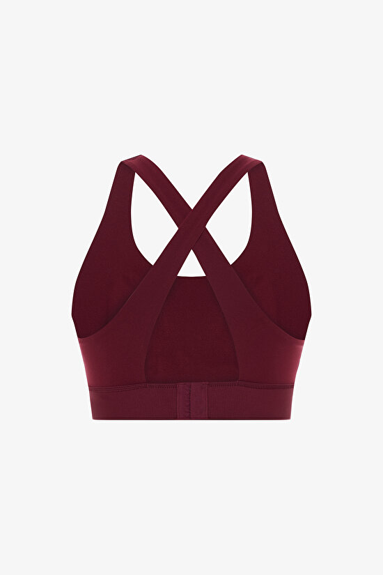 Bordo Crossline Spor Sütyeni - 2
