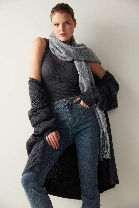 Termal Jegging Gri Pantalon - 7