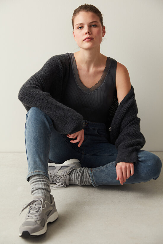 Termal Jegging Gri Pantalon - 9