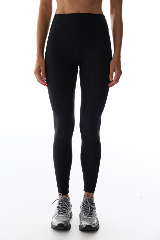 Black High-Waisted Soft Feel Leggings - 2