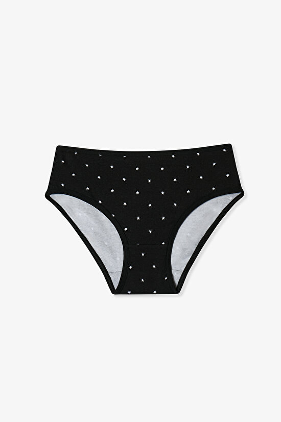 Kız Çocuk Stars Yıldız Desenli 5'li Külot - 2