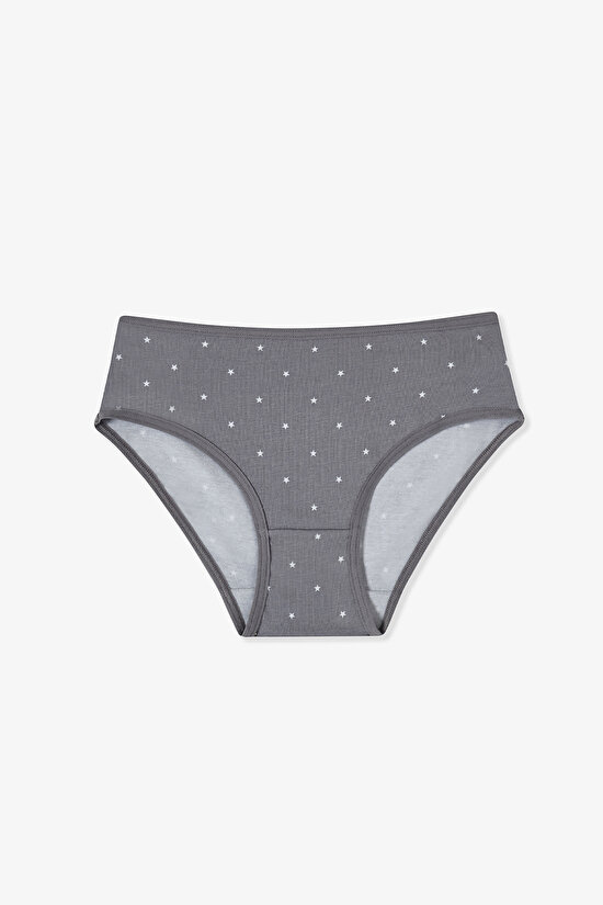 Kız Çocuk Stars Yıldız Desenli 5'li Külot - 4