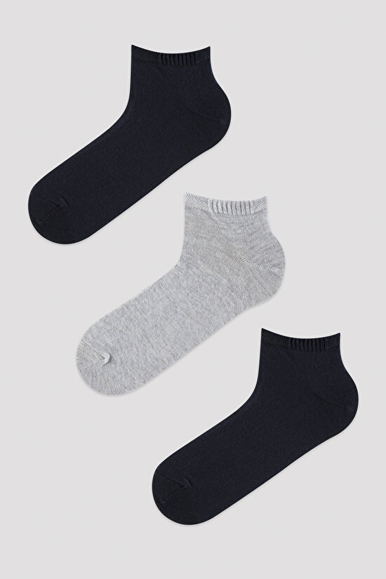 E.Super 3Lü Patik çorap - 1