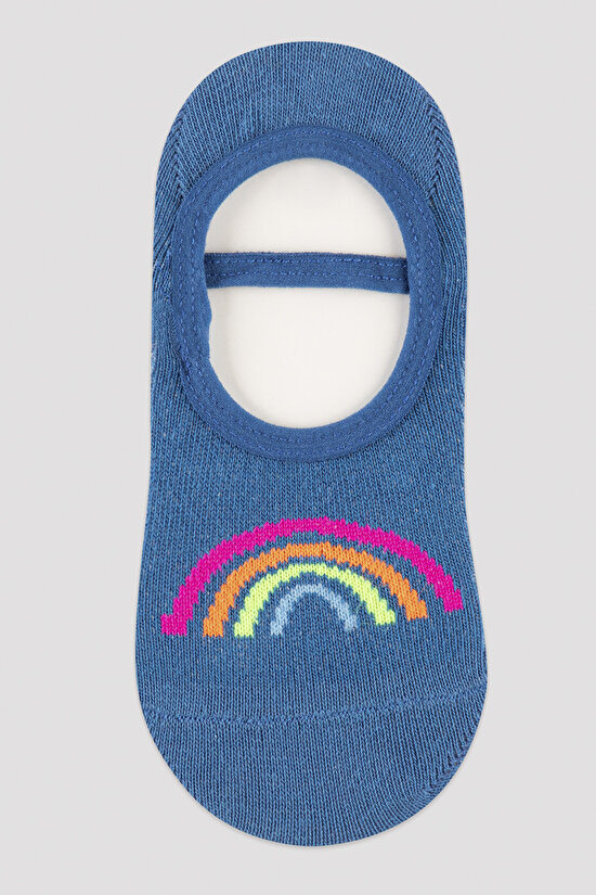 Kız Çocuk Line Rainbow Suba Çorap - 1