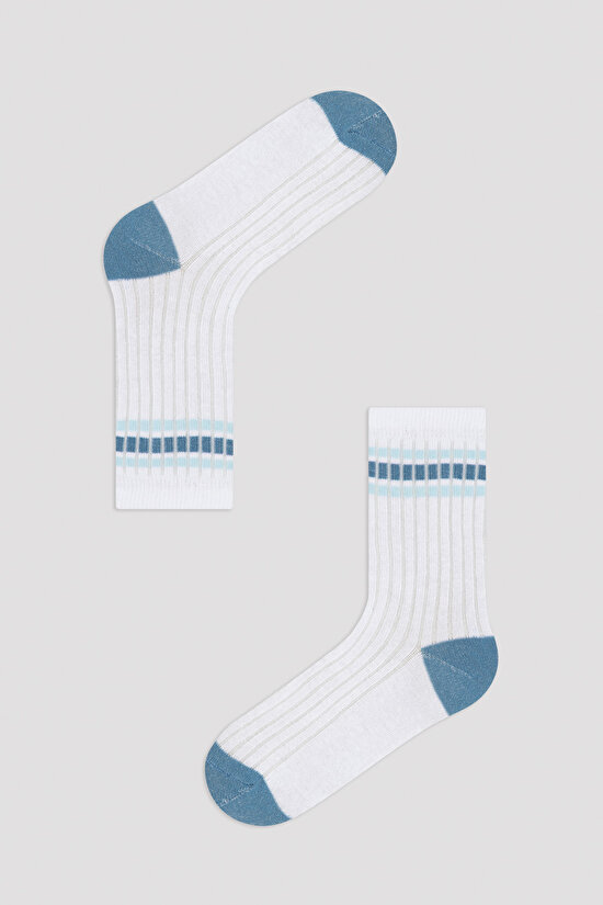 White Boys B.Blue Shades 3in1 Soket Socks - 3