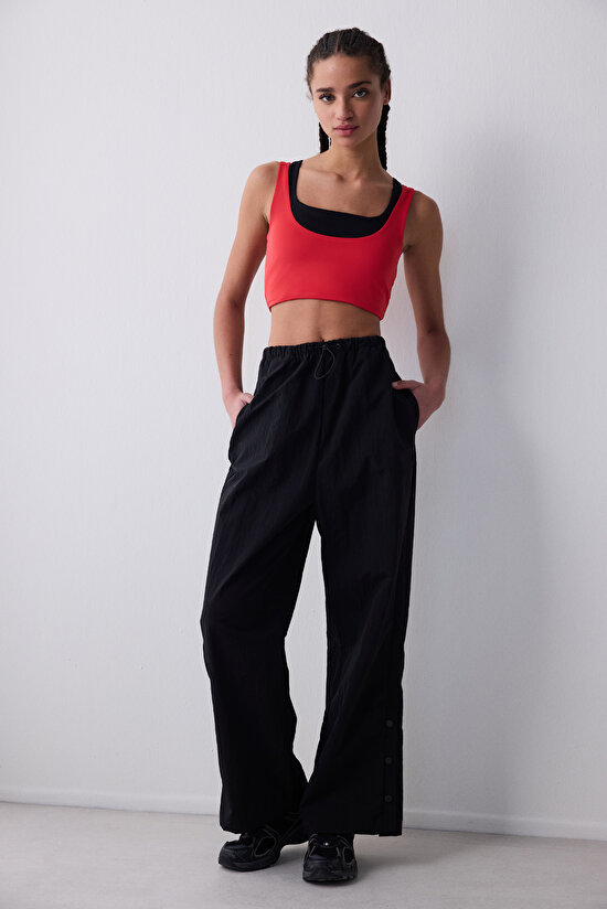 Sporty Cut Out Kırmızı Üst - 3