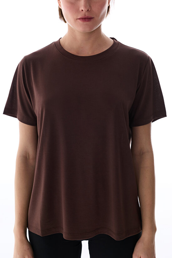 Brown Modal T Shirt - 3