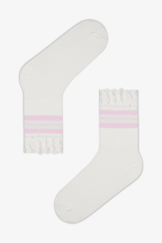 Fringe Tennis 2in1 Socket Socks - 3