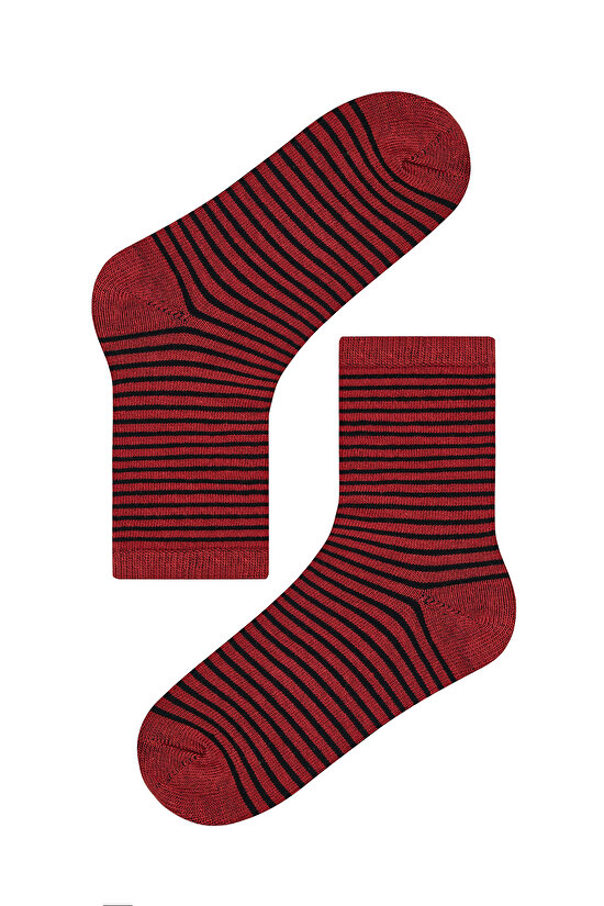 Erkek Çocuk Color Stripe 4lü Çok Renkli Soket Çorap Erkek Çocuk Color Stripe 4lü Çok Renkli Soket Çorap - 5