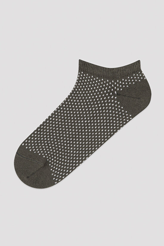 Minik Puantiyeli 5li Patik Çorap - 2