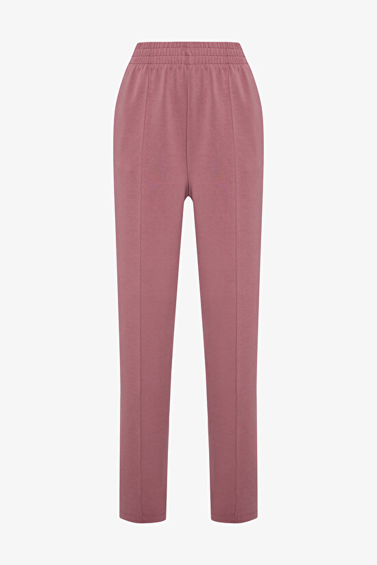 Modal Straight Gül Kurusu Pantolon  - 5