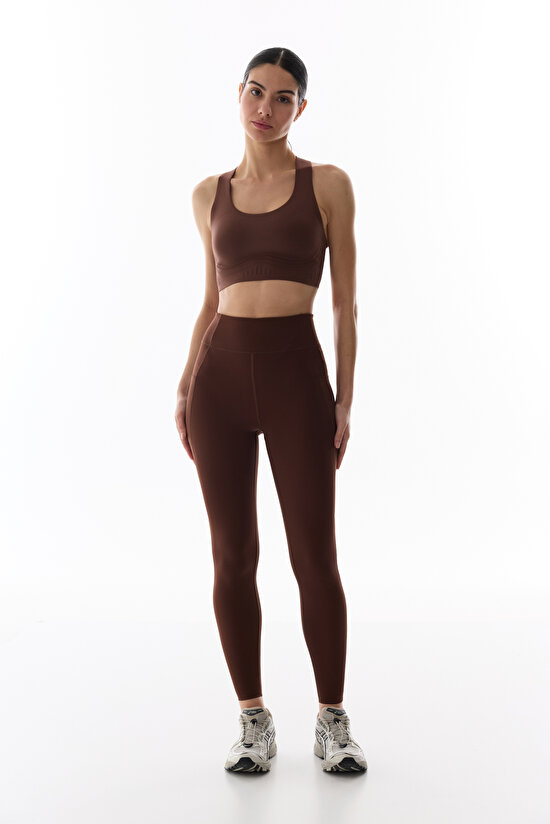 Brown Flexline Sports Bra - 7