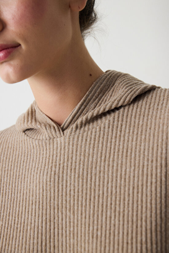 Ribbed Soft Sweatshirt - 4