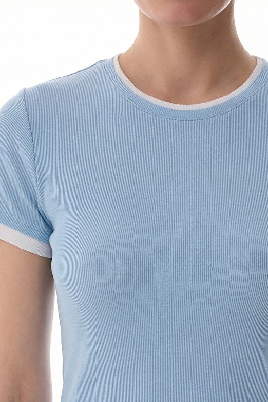 Koyu Mavi Basic Layer Tişört - 3