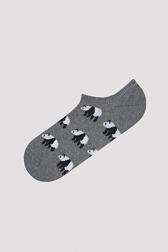 Erkek Hayvan Desenli 3lü Sneaker Çorap - 2