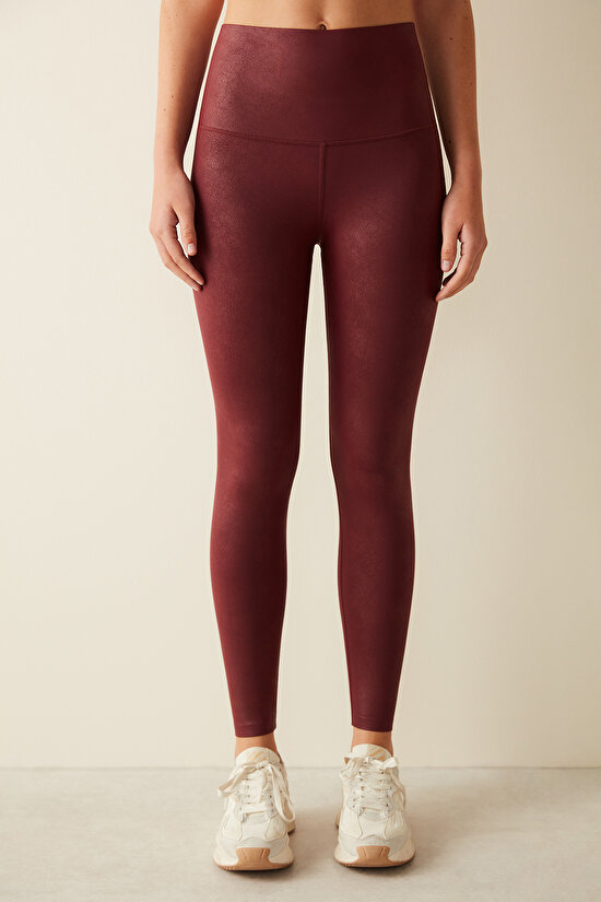 Miracle Pop Up Leather Leggings - 2