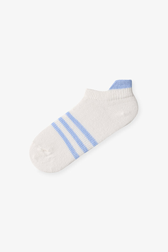 Boys Dynamic Stripes 4in1 Tab Liner Socks - 4