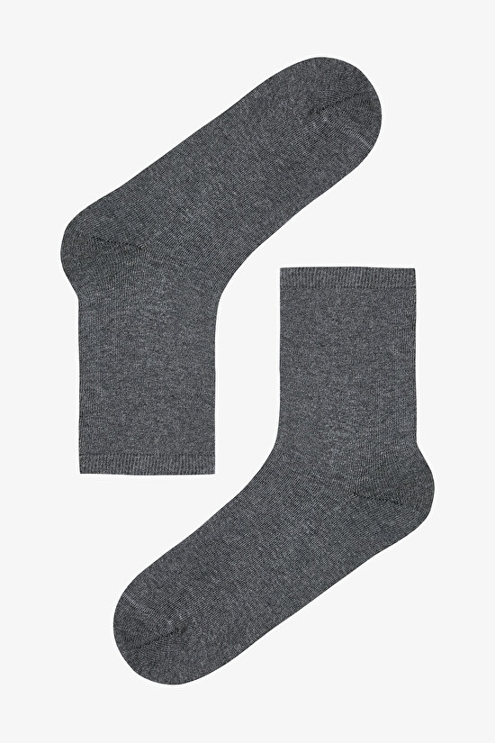 Siyah Classy Zebra 3lü Soket Çorap - 4