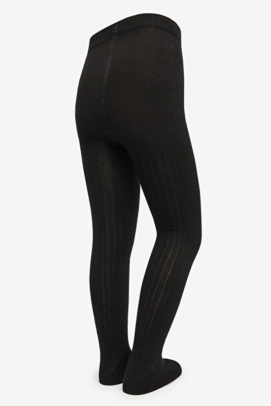 Pretty Rib 2li Siyah Külotlu Çorap - 4