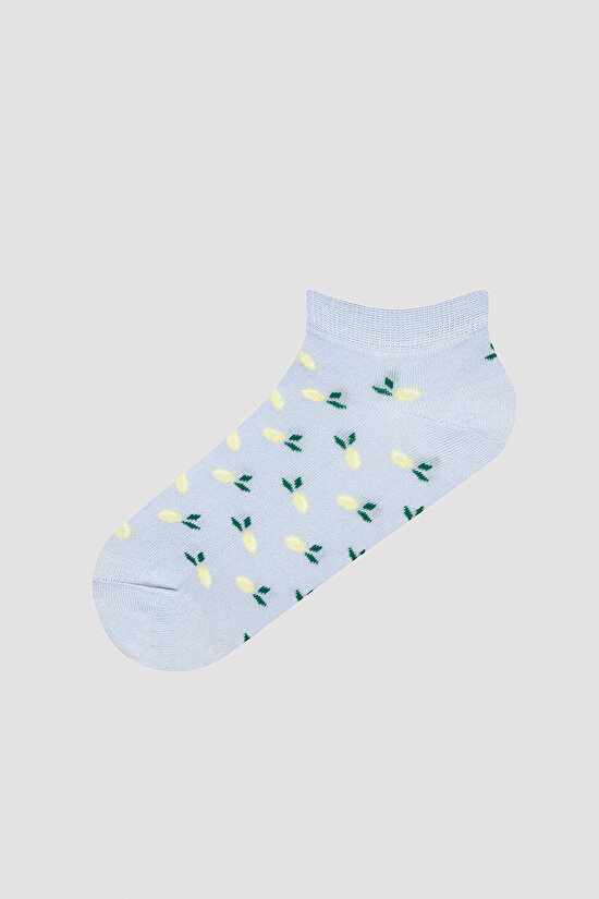 Lemon Stripe 3in1 Liner Socks - 2