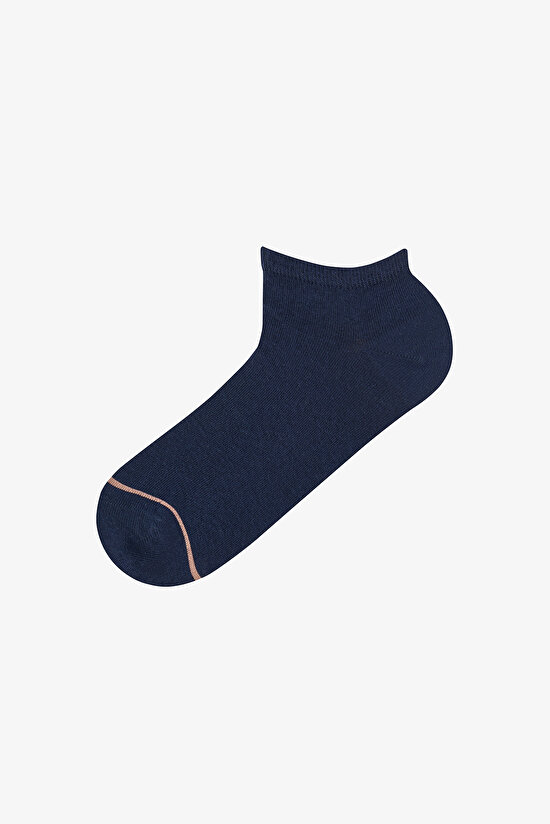 Erkek Renkli Clean Steps 3'lü Patik Çorap - 4