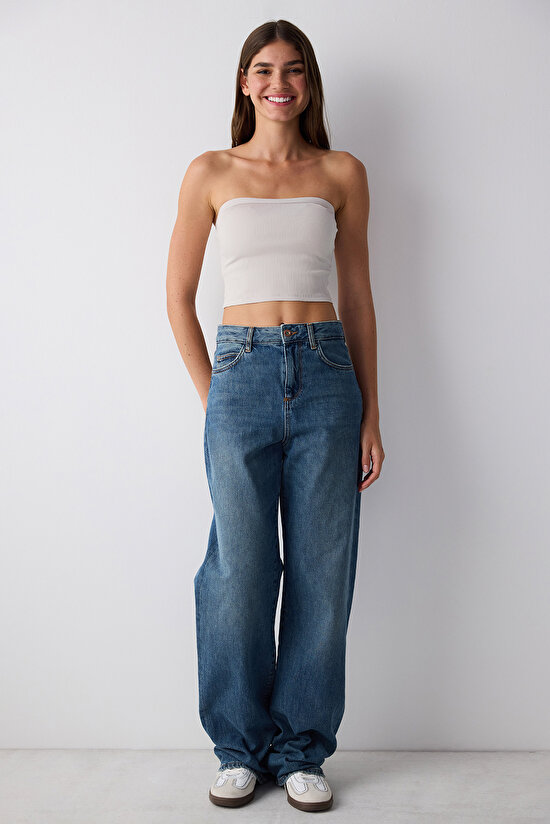 Bej CUPsecret Kendinden Pedli Straplez Cup Top - 4