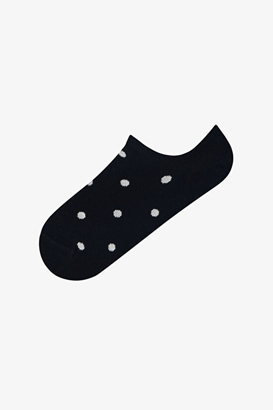 3 Pairs Seamless Toe Cotton Colorful Polka Dot Patterned Sneaker Socks - 6