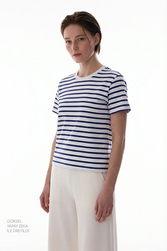 Multicolor Striped Premium T Shirt - 2