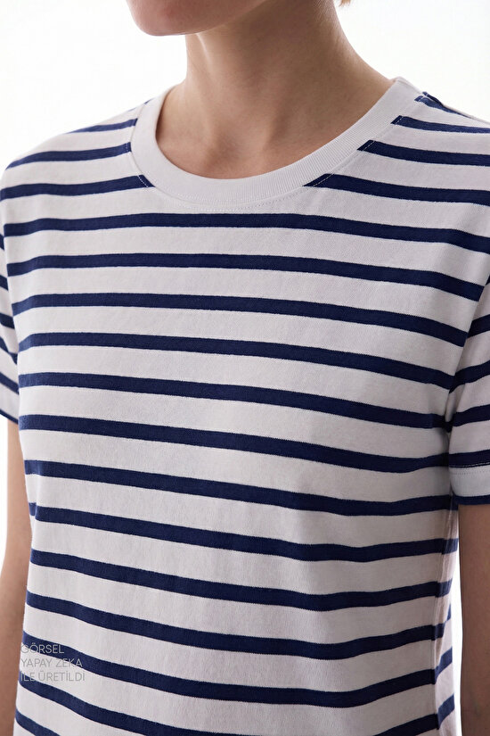 Multicolor Striped Premium T Shirt - 3