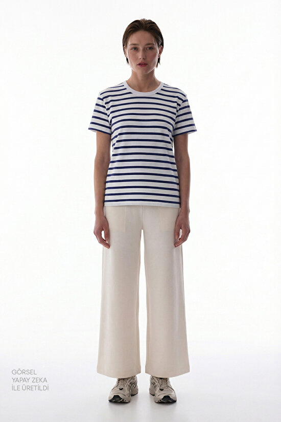 Multicolor Striped Premium T Shirt - 4