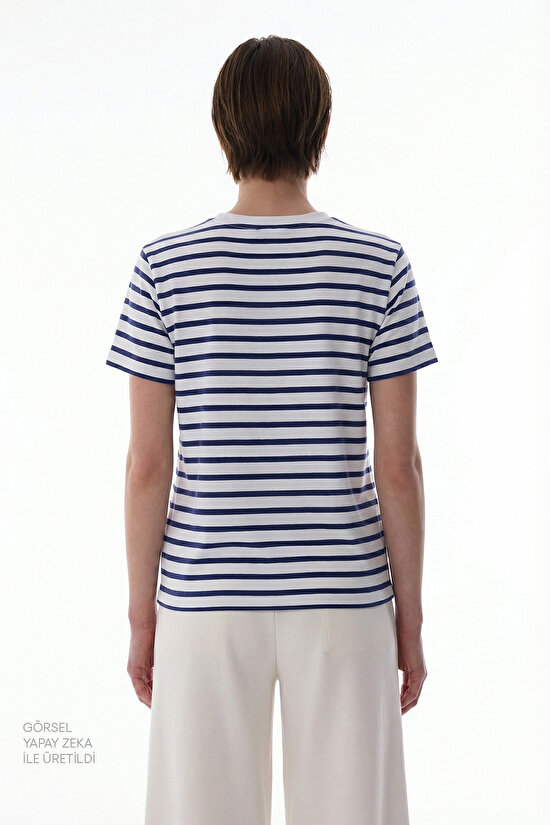 Multicolor Striped Premium T Shirt - 5