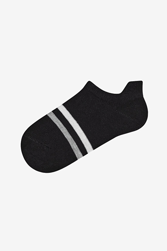 Erkek Çocuk Shades Of Grey Beyaz 4lü Patik Çorap - 5